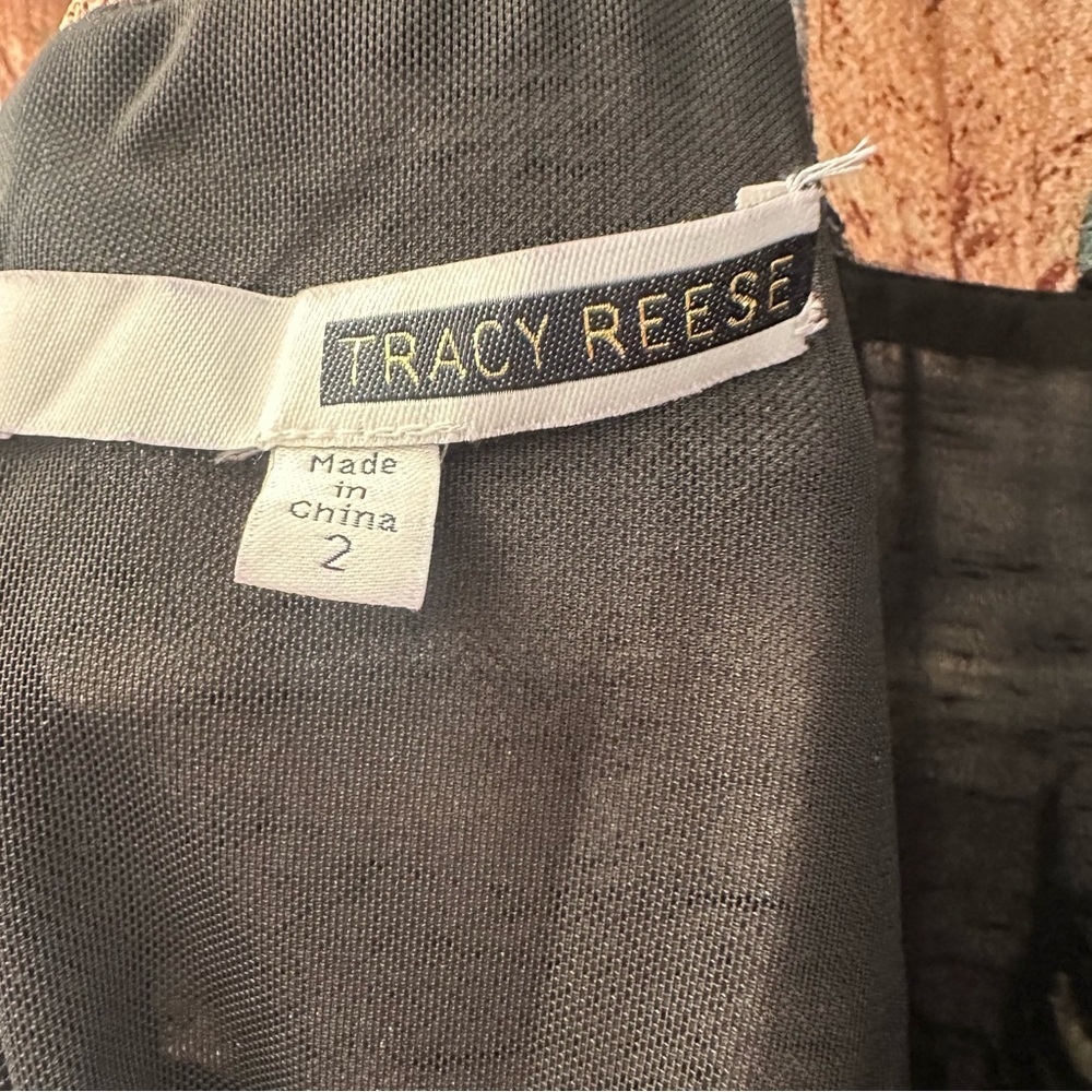 Anthropologie Tracy Reese Van Gogh Silk Dress Floral Size 2 - Picture 14 of 15